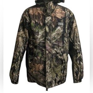 FIELD & STREAM Set Insulated Camo Hooded Jacket AND Pants in Mossy Oak Youth L